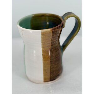 Greenhill Pottery Handmade Multicolor Pottery Mug 12‎ Oz Made in North Carolina